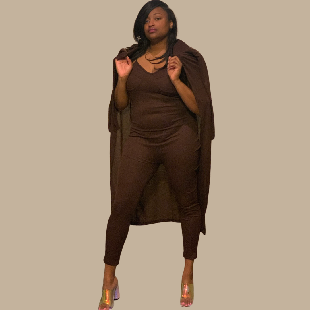 Brown Sugar Jumpsuit-Plus Size – Turn In Heads Shop Online